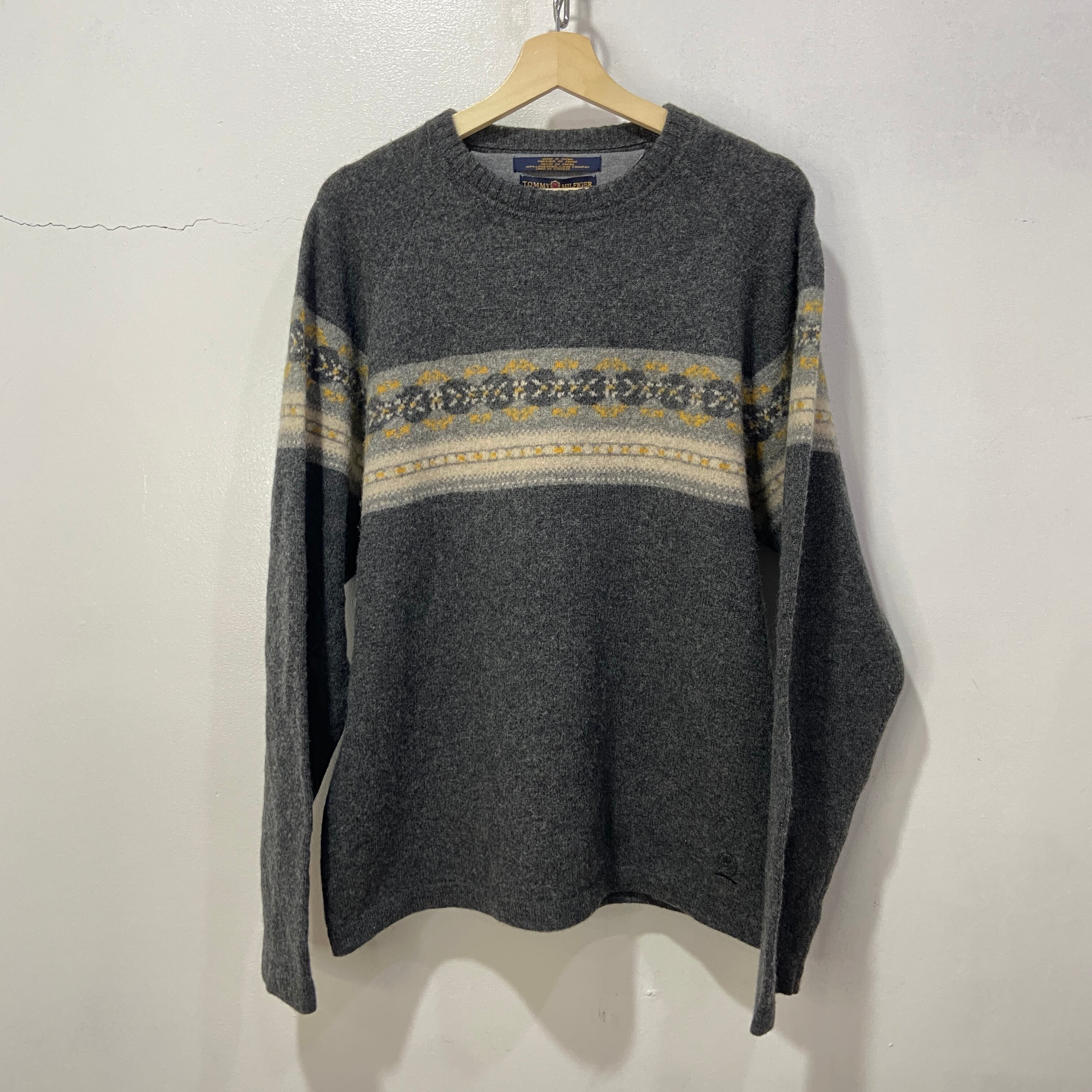 送料無料』TOMMY HILFIGER 未使用品 フェアアイルセーター XL