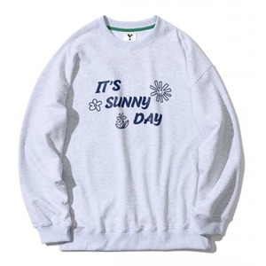 [23.65] Sunny Day Sweatshirt M/GREY 正規品 韓国ブランド 韓国ファッション 韓国代行 トレーナー