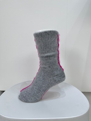 FAKUI / 【22−24cm】color block socks FK-172