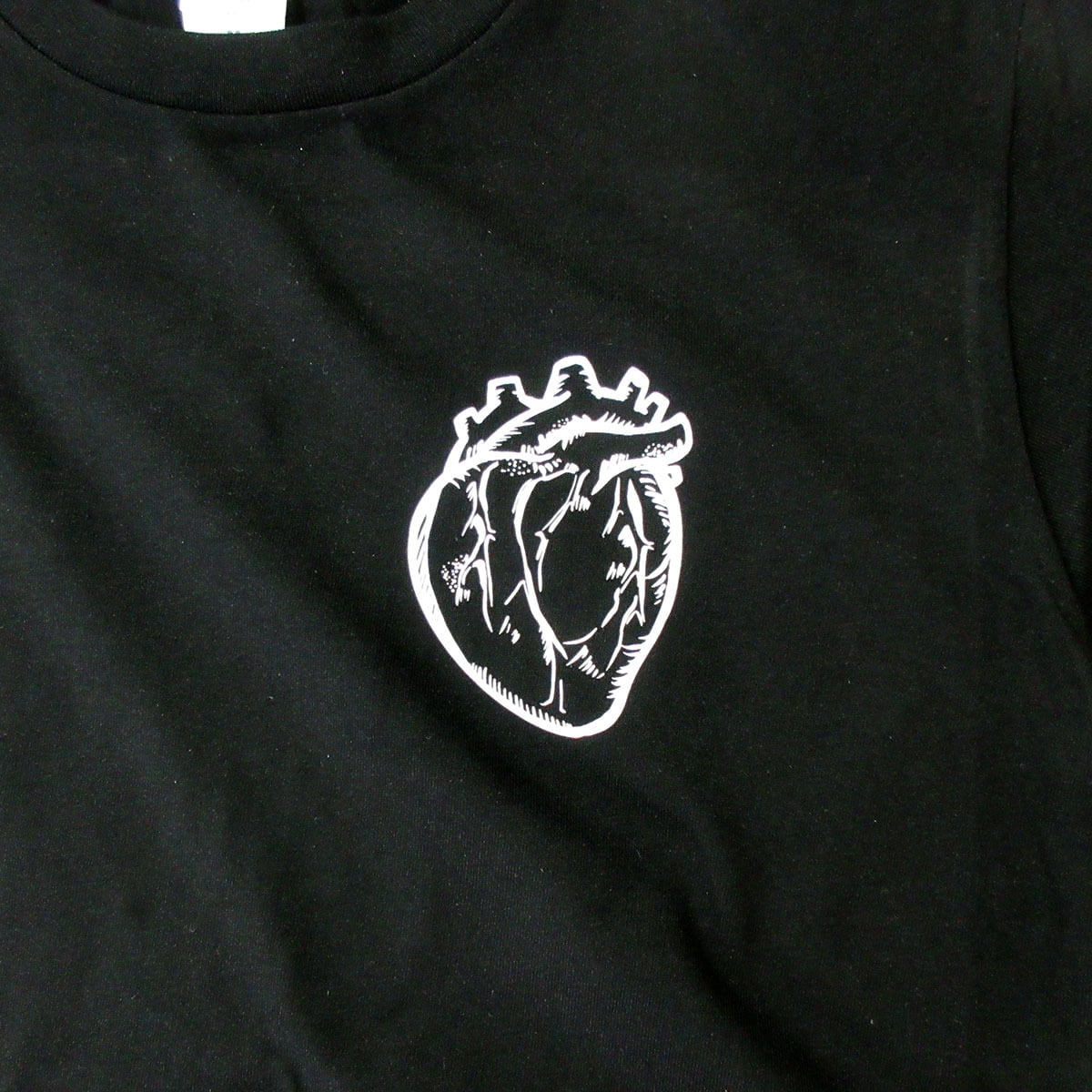 心臓 イラスト 臓器 Tシャツ cl19 クール サブカル ワンポイント