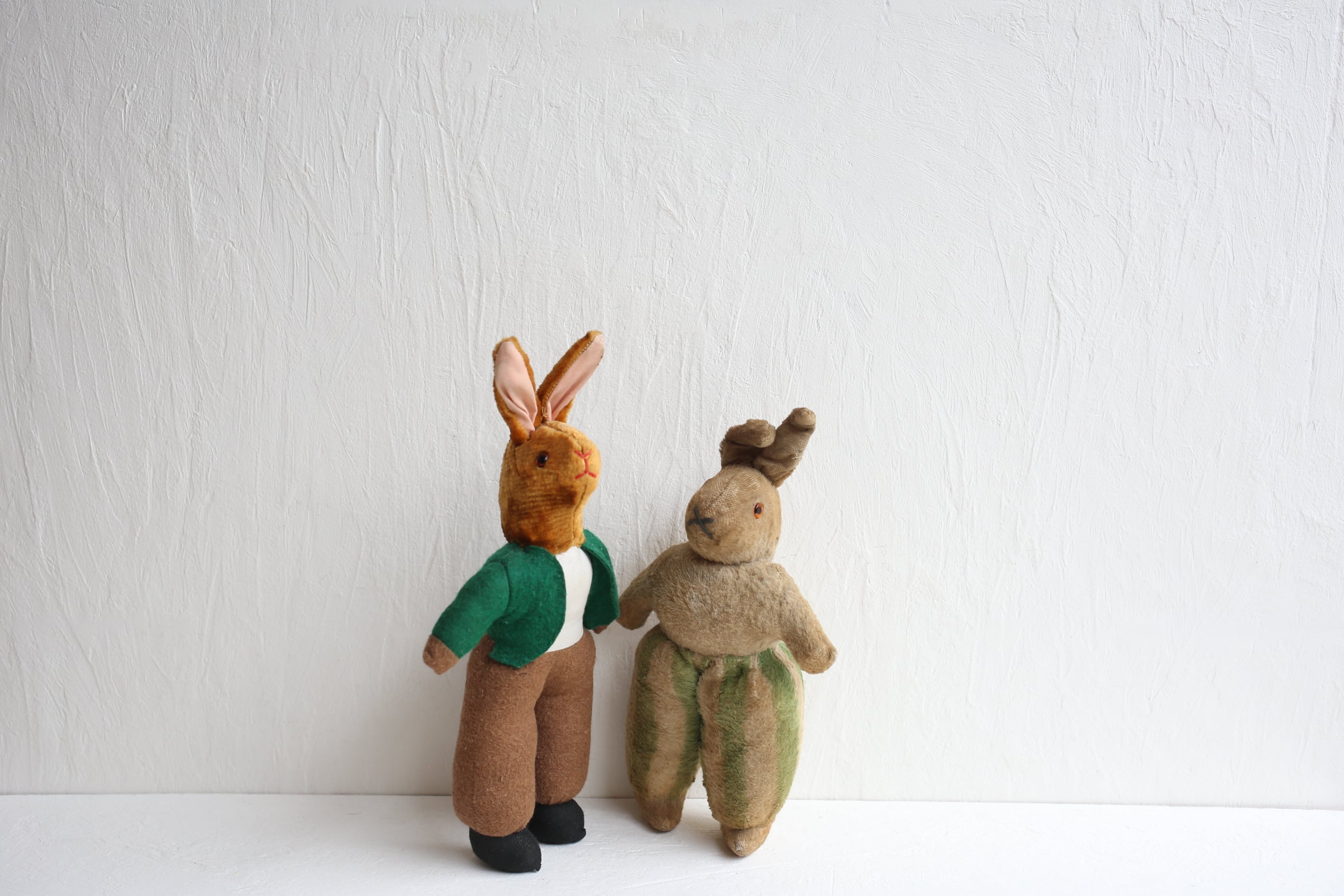 ドイツ アンティーク ヴィンテージ ぬいぐるみ ウサギ 約31㎝ N-04236