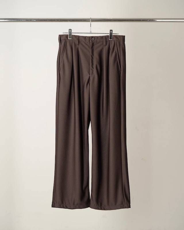 ANCELLM / MILANO RIB SLACKS (MARRON)