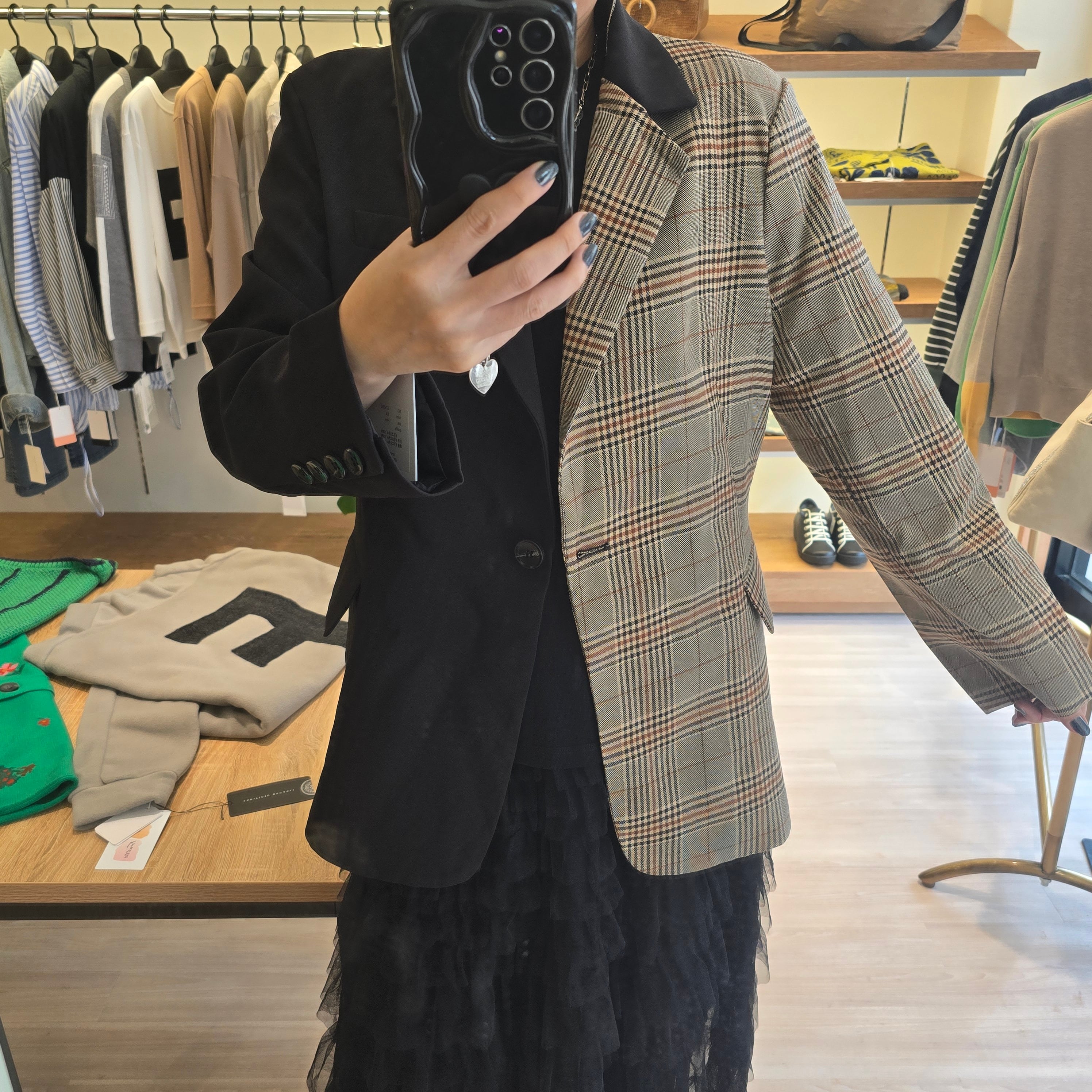 BURBERRY BLUE LABEL テーラードジャケット ノバチェック BURBERRY 