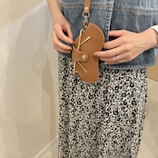 ［ megane case ］camel leather