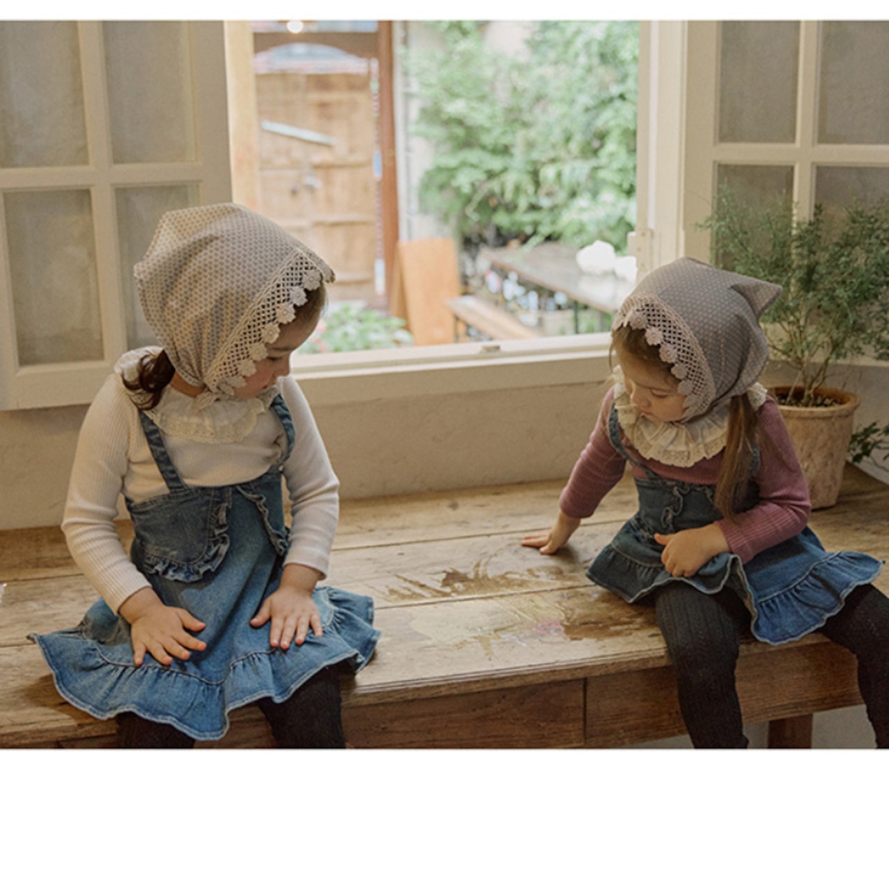 秋フリル裾サロペットスカート2色