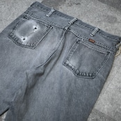 rustler 先染め black denim pants
