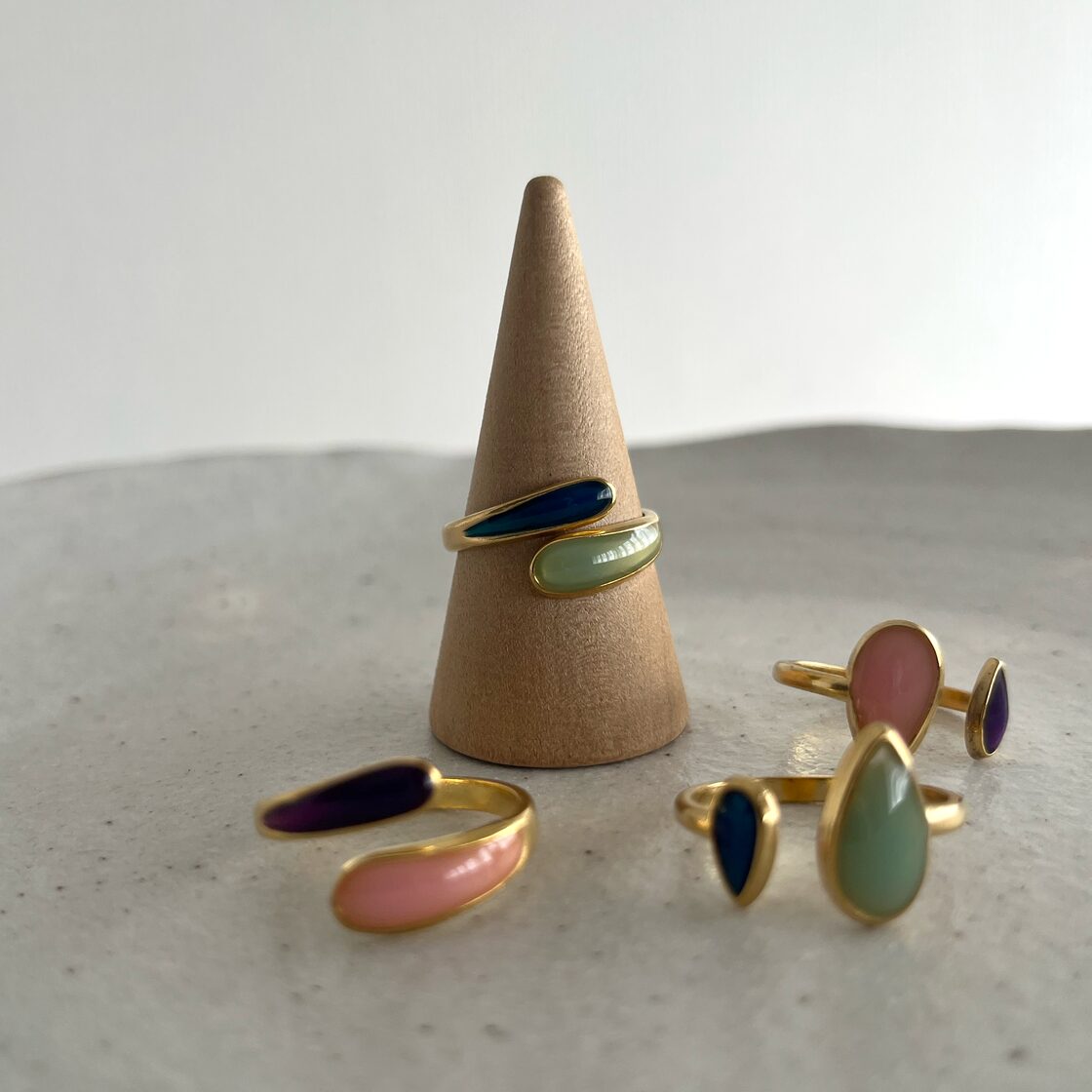 ENAMEL RINGS #1 [STAINLESS STEEL] | Pay ID