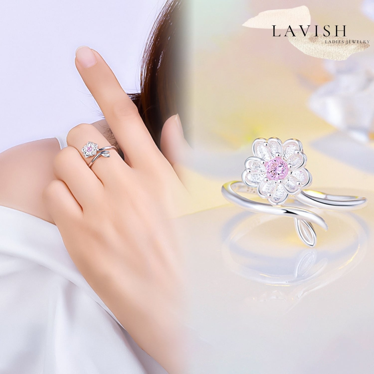 フラワーモチーフ リング レディース 指輪 ring | LAVISH