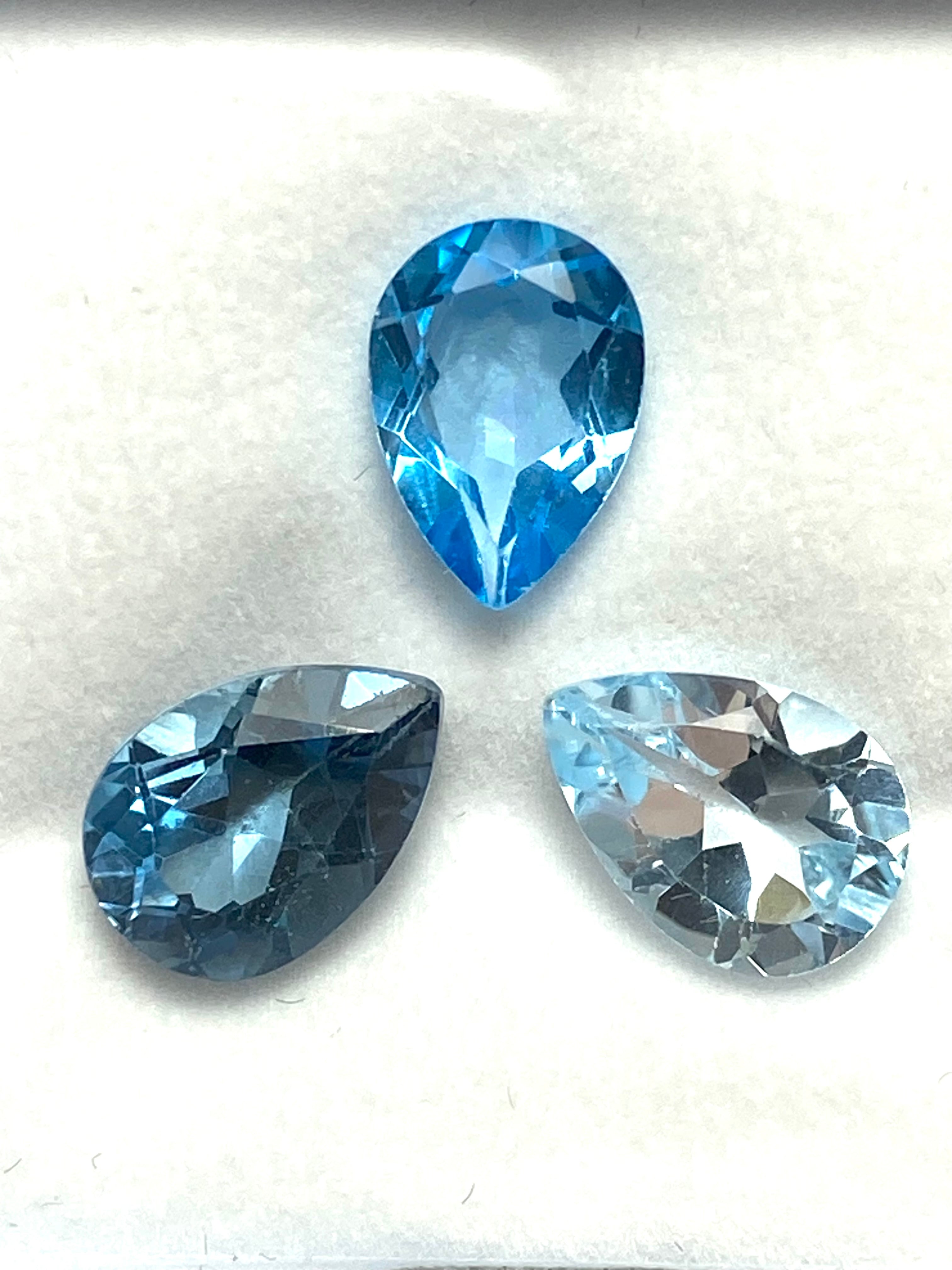 10.ブルートパーズ3石BOX［No.HA-4267］ | デザインアトリエ -kakera-