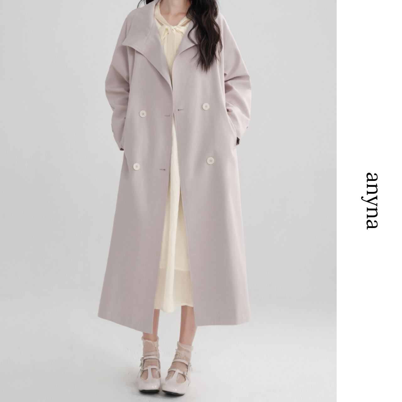 Elegant Flow Trench Coat R0202