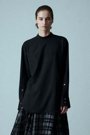 Back Open Shirt / 2/60 トロピカル / U734-B07-103