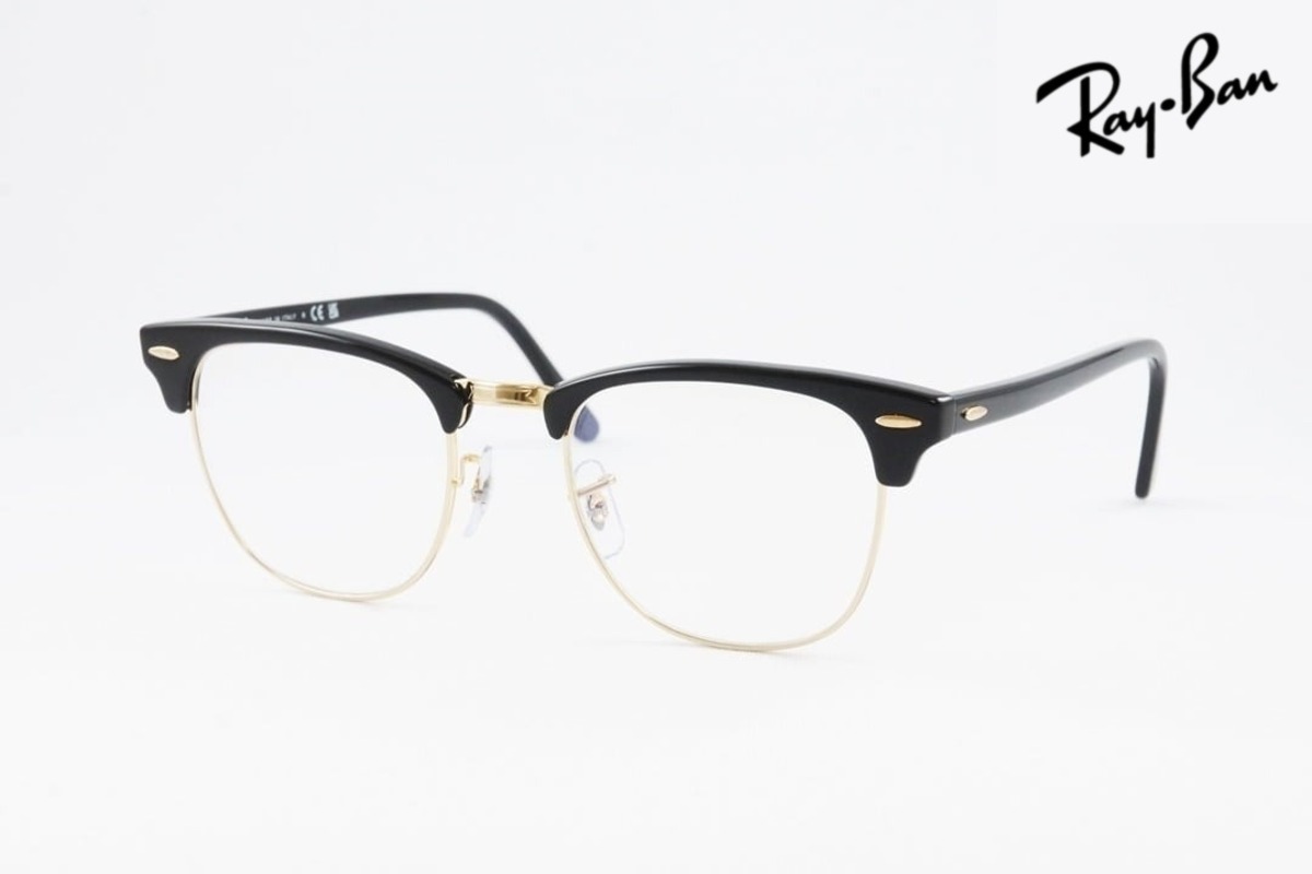 Ray-Ban ブルーライトカット CLUBMASTER RB3016 901/BF 49サイズ 51 