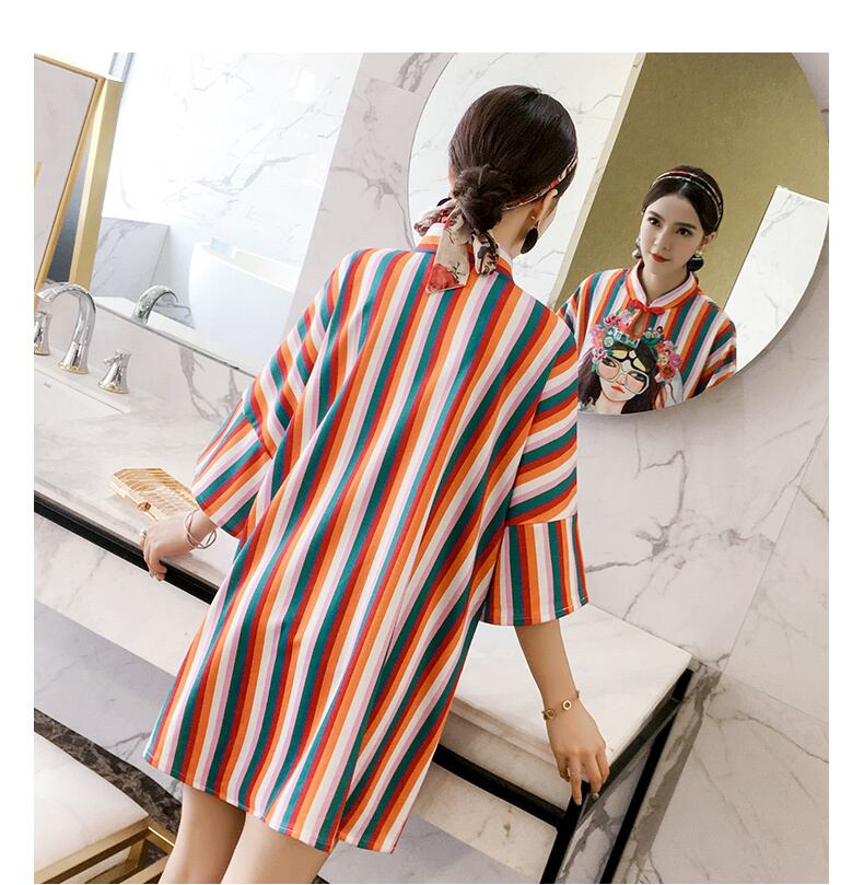 チャイナカラー ミニワンピース チャイナドレス キャンディカラー