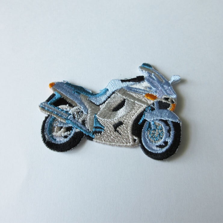 刺繍ワッペン バイク アイロン接着 | ワッペン屋 läikkä