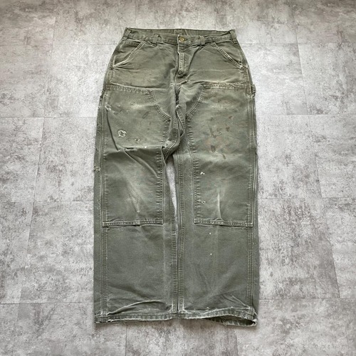 モスグリーン ダブルニー Carhartt B136 MOS 33×32
