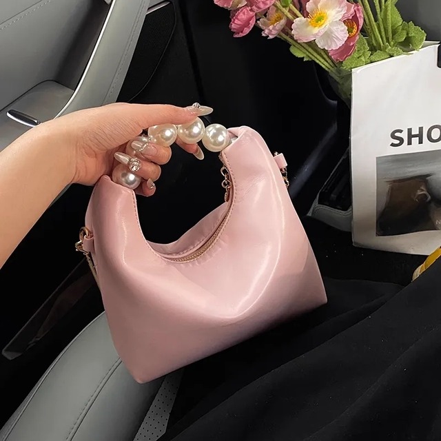 全4色/Pearl handle hobo bag　M1550