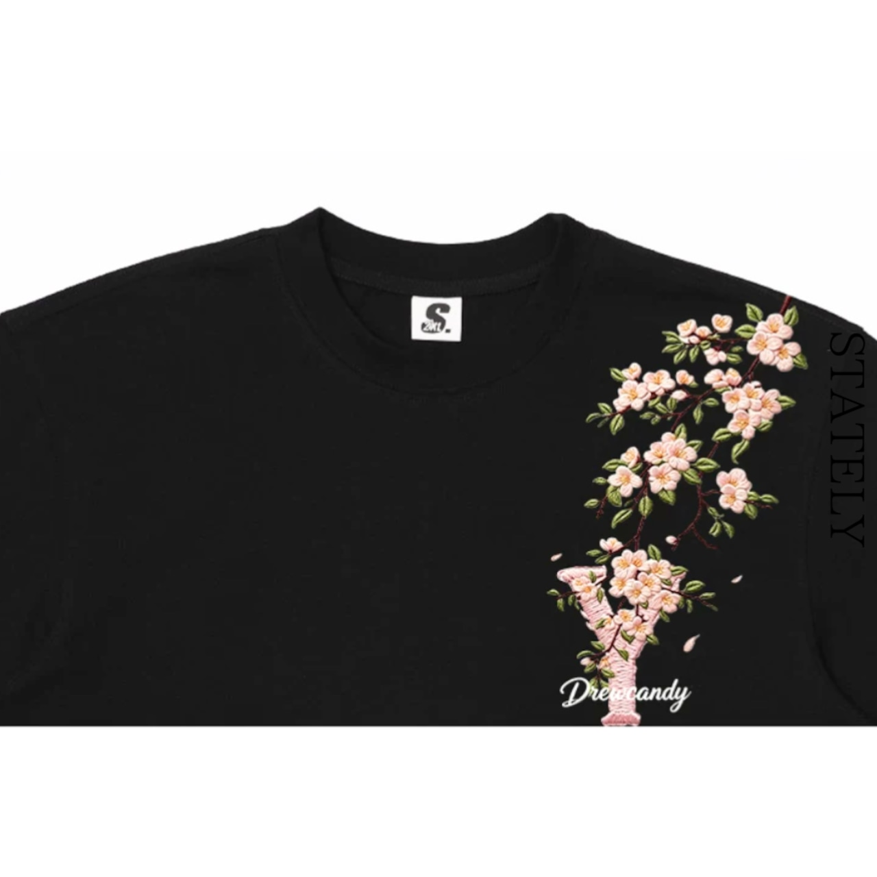 Cherry Blossom Y エンブロイダリー Tee/3color_T268・画像9