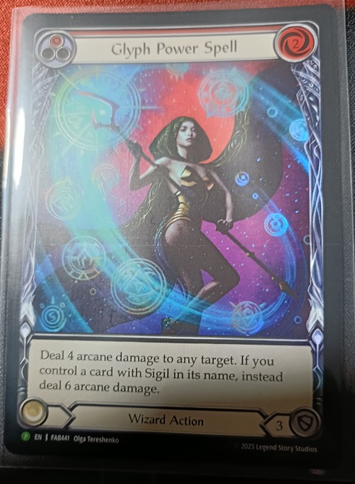 FAB441【EN】『RF』【Wizard】象形文字の強化呪文 / Glyph Power Spell 状態SP 画像