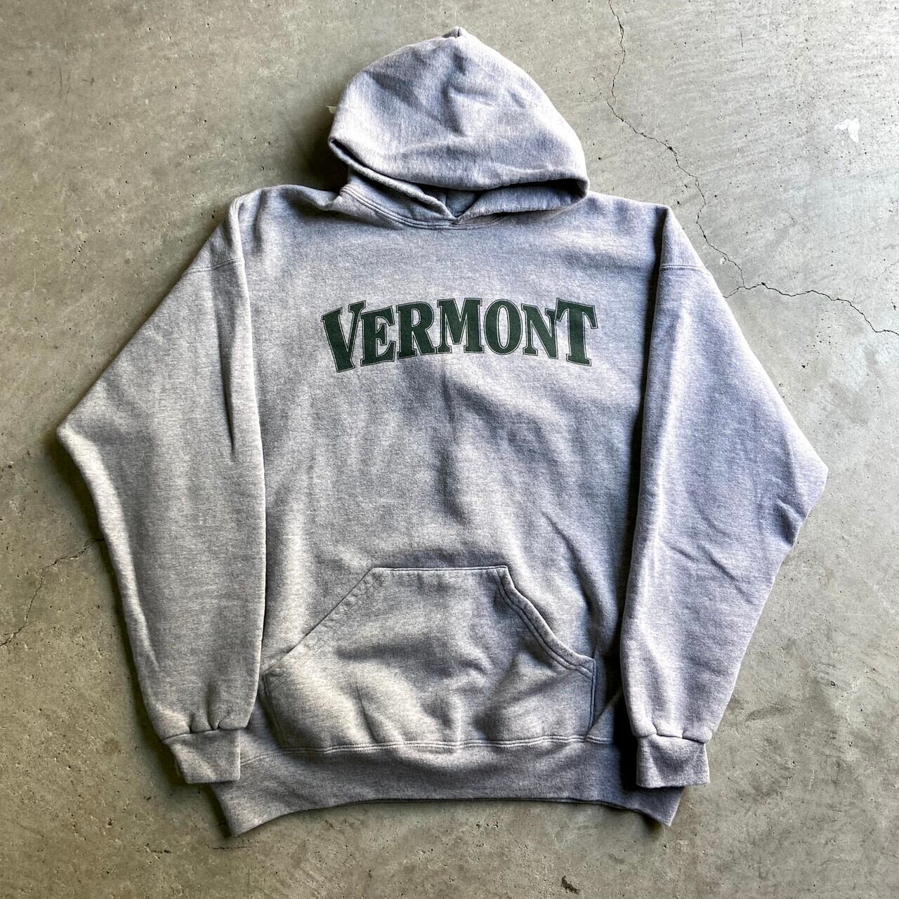 ビッグサイズ M.J.SOFFE VERMONT カレッジロゴ プリント プルオーバー 