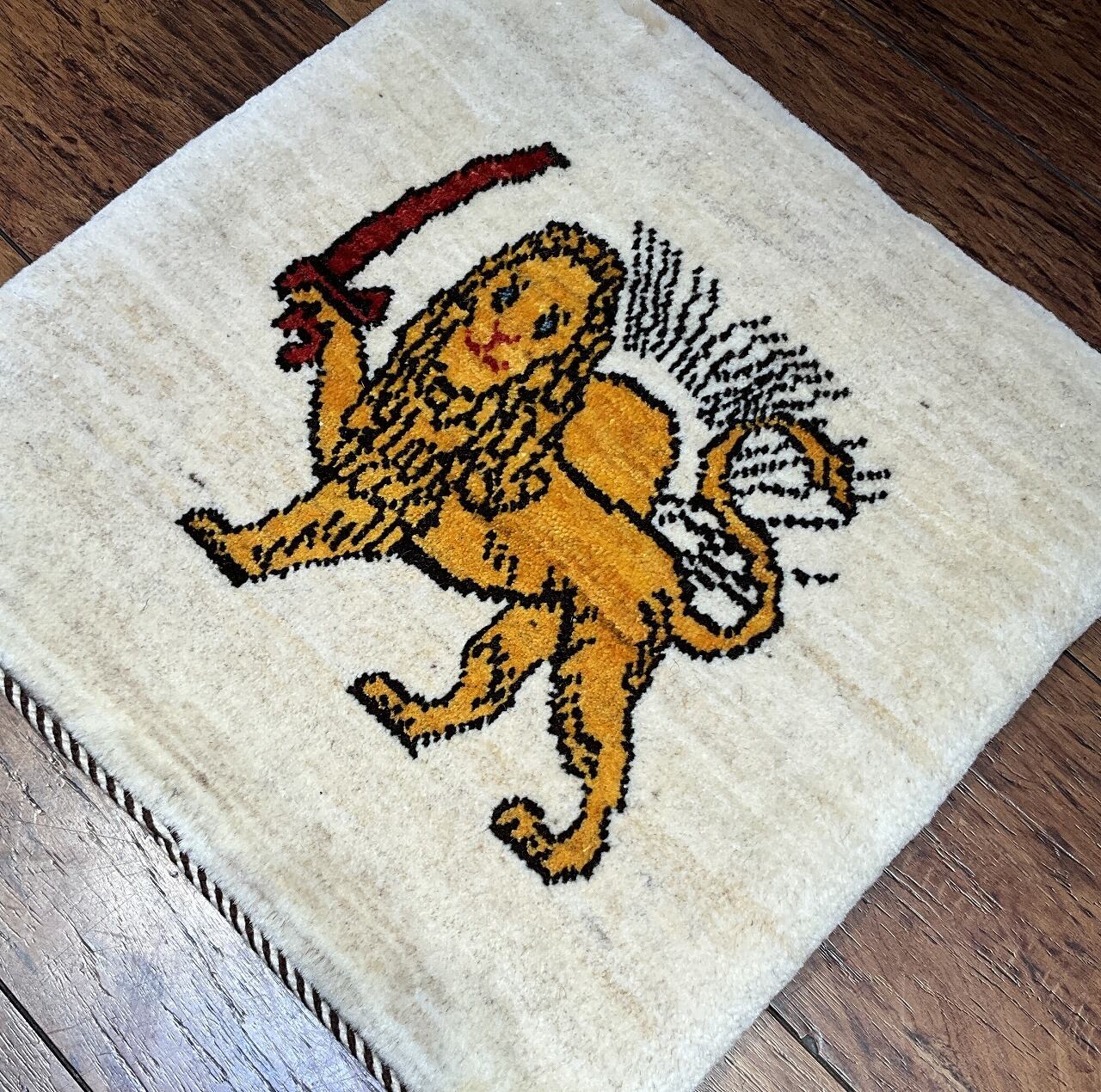 ギャッベ　ミニクッション クッション】ギャッベクッション 約38x39(cm) GB690577 | ペルシャ