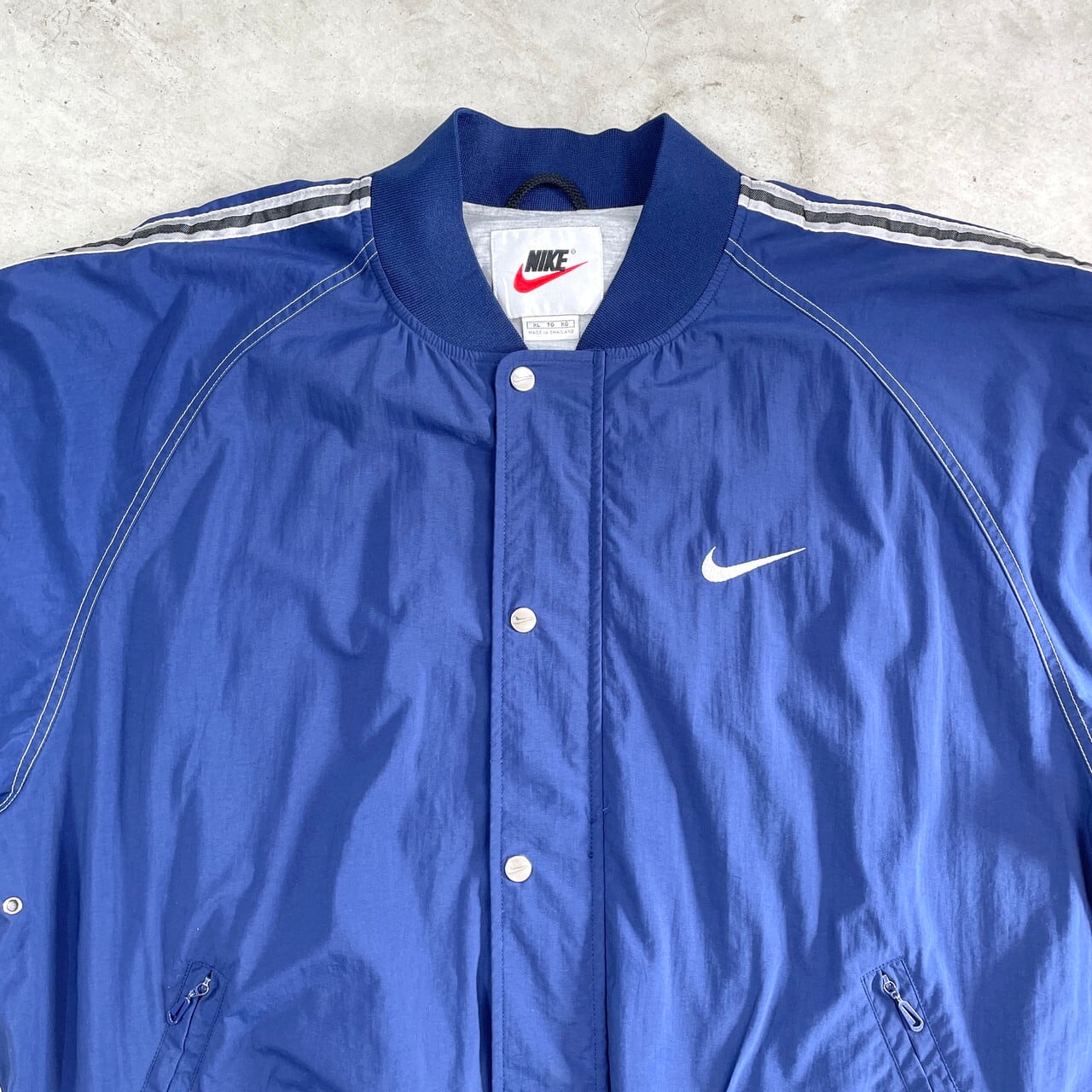 90年代 NIKE ナイキ ナイロンジャケット トラックジャケット メンズXL 