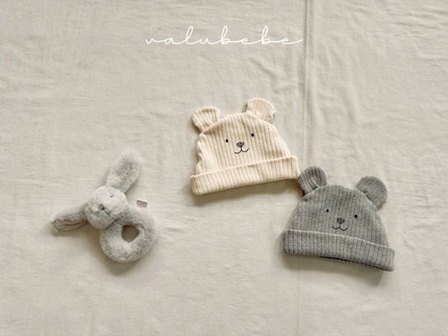 [予約][送料無料]《valubebe》Mini bear beanie (baby) 98