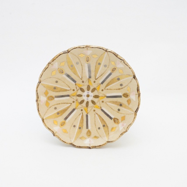 【友田 多紀】3.5寸皿　万華鏡　12-A