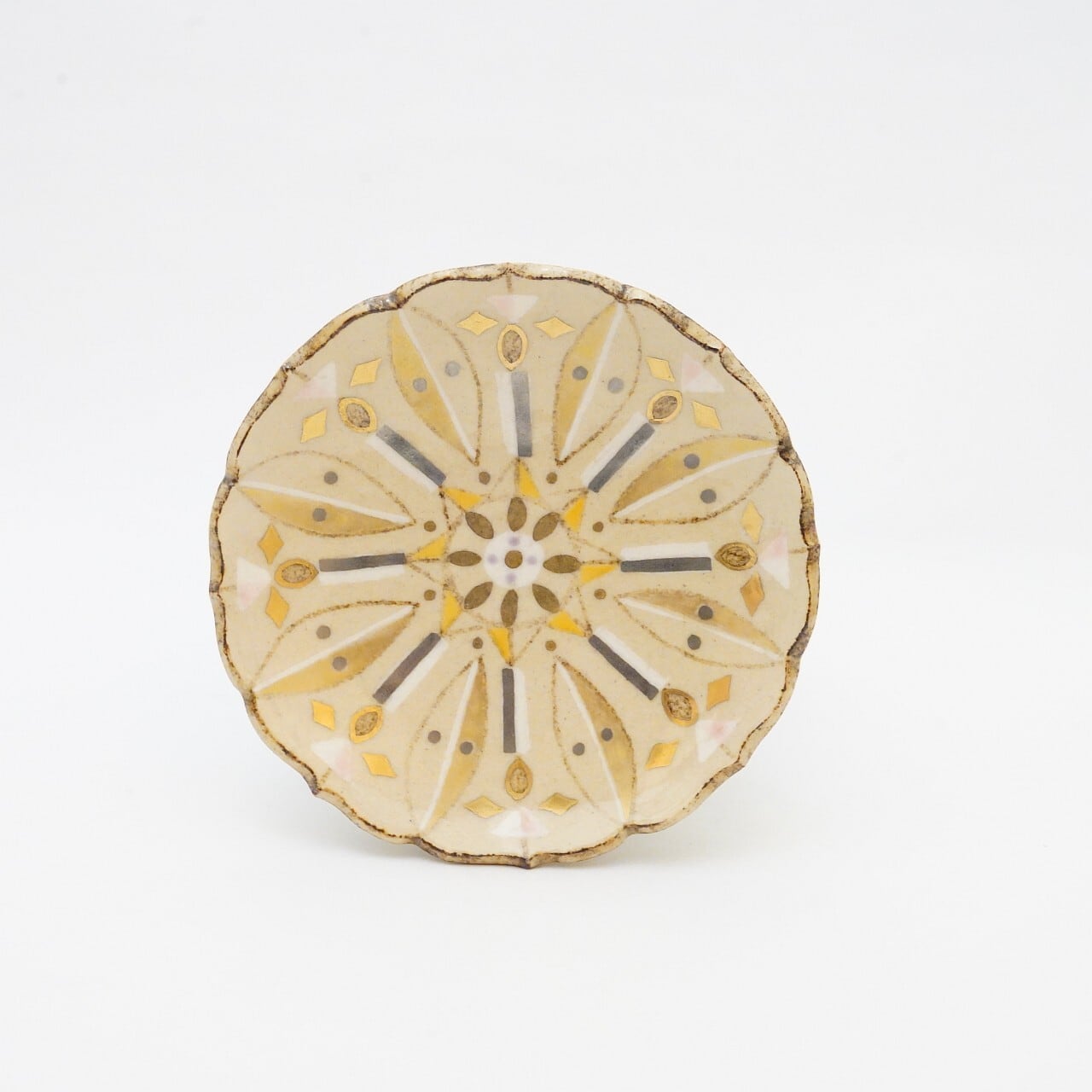 【友田 多紀】3.5寸皿 万華鏡 12-A