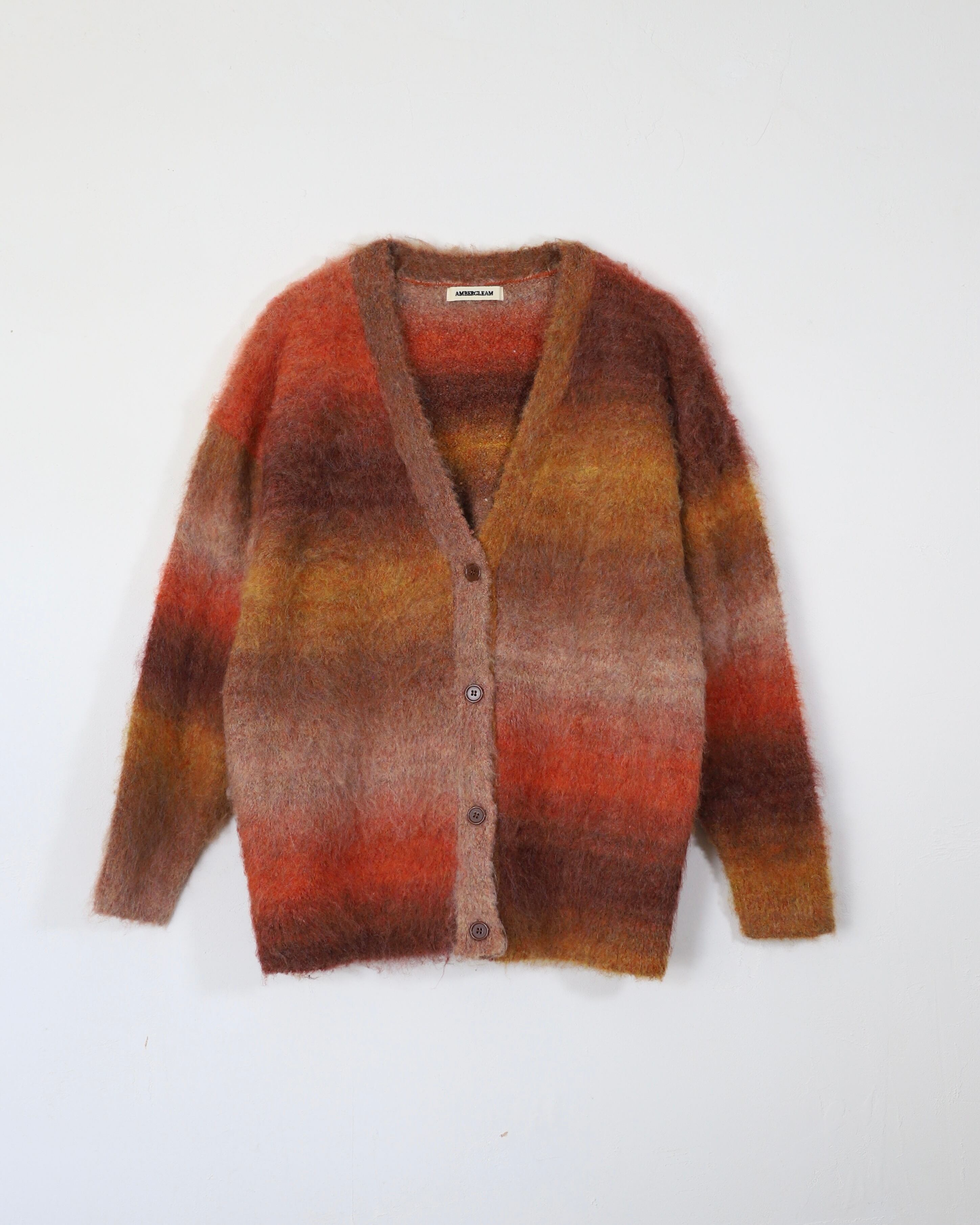 26年2月中旬発送】Soft Light Knit Cardigan/Yellow | AMBERGLEAM