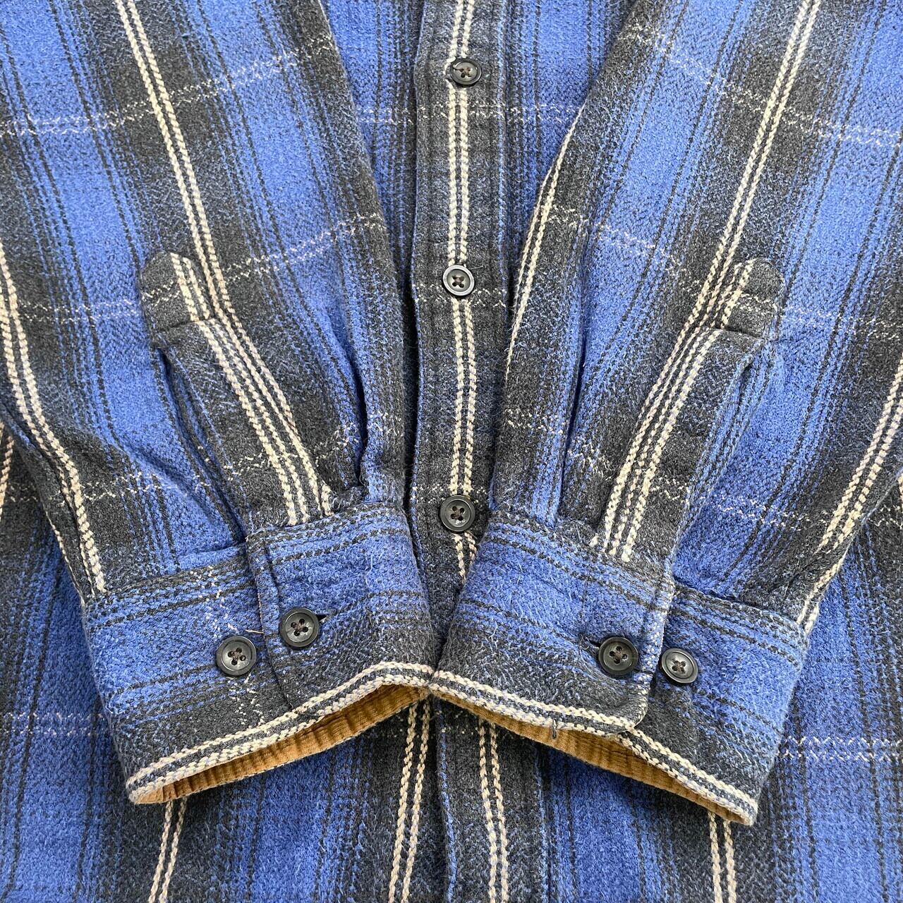 00年代 ST JOHN'S BAY チェックシャツ ヘビーネルシャツ メンズXL 古着