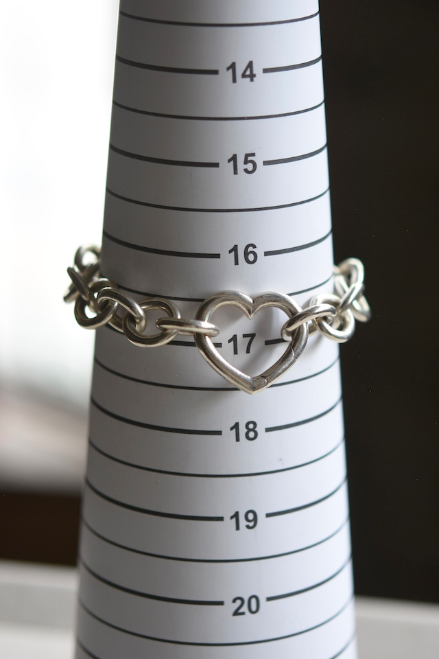 IORI/"Tiffany & Co." bracelet/r round link heart