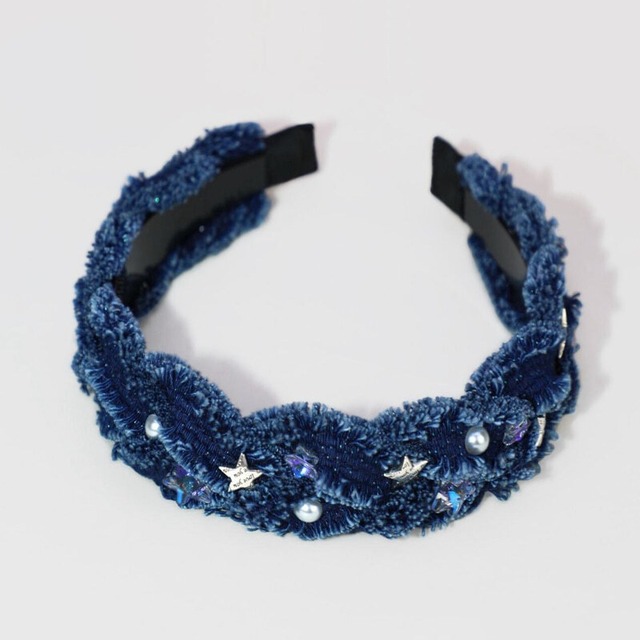 Star braid hairband　B102