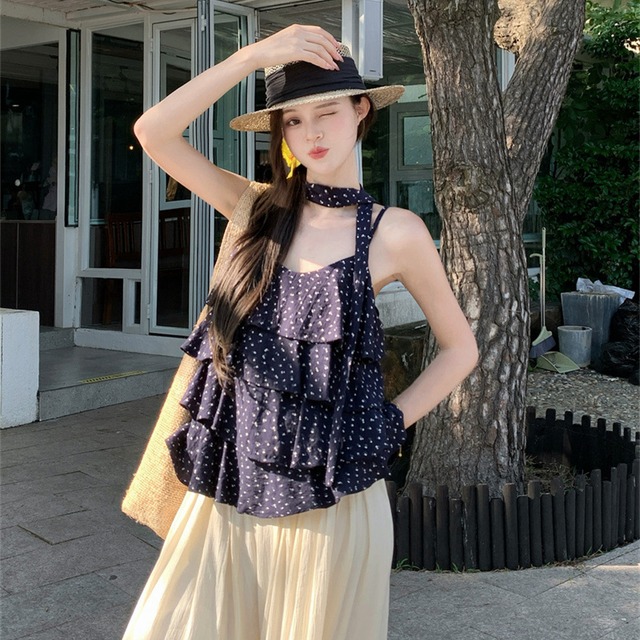 【dress】花柄キャミブラウス　M32468
