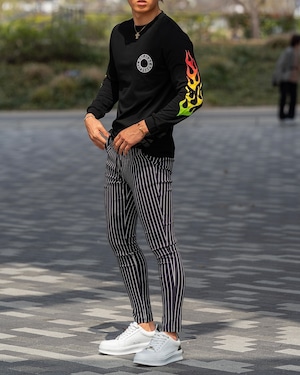 GLITTER RHINE STONE SHIRTS【BB25007】