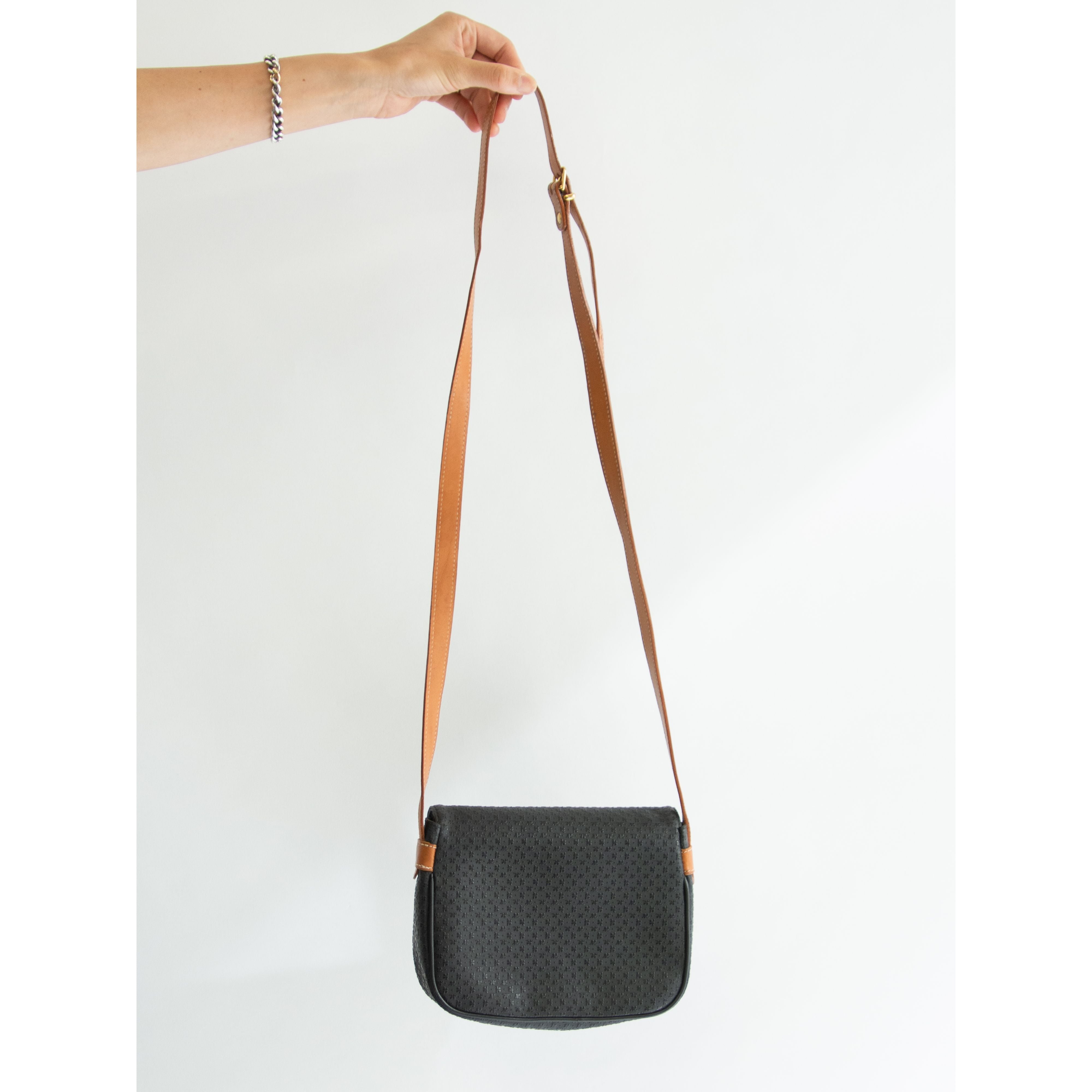 【courreges paris】Made in France PVC×Leather Crossbody Bag(クレージュ フランス製 PVC×レザークロスボディバッグ ショルダー)