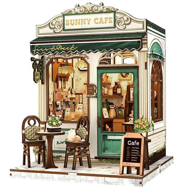 beigecolorのセットハウス ミニチュア ドールハウス 背景ボード 壁 床