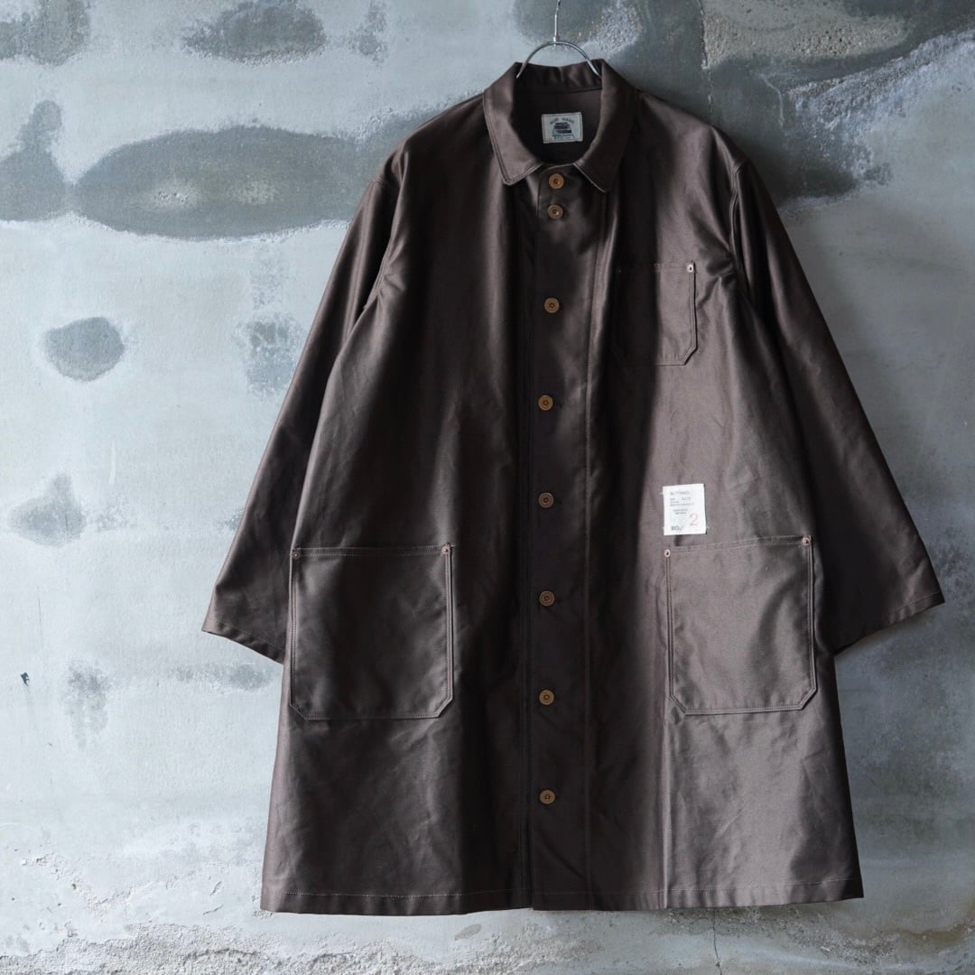 ALTT MADE : OVER COAT . blue _ type a | RÜCKWÄRTS