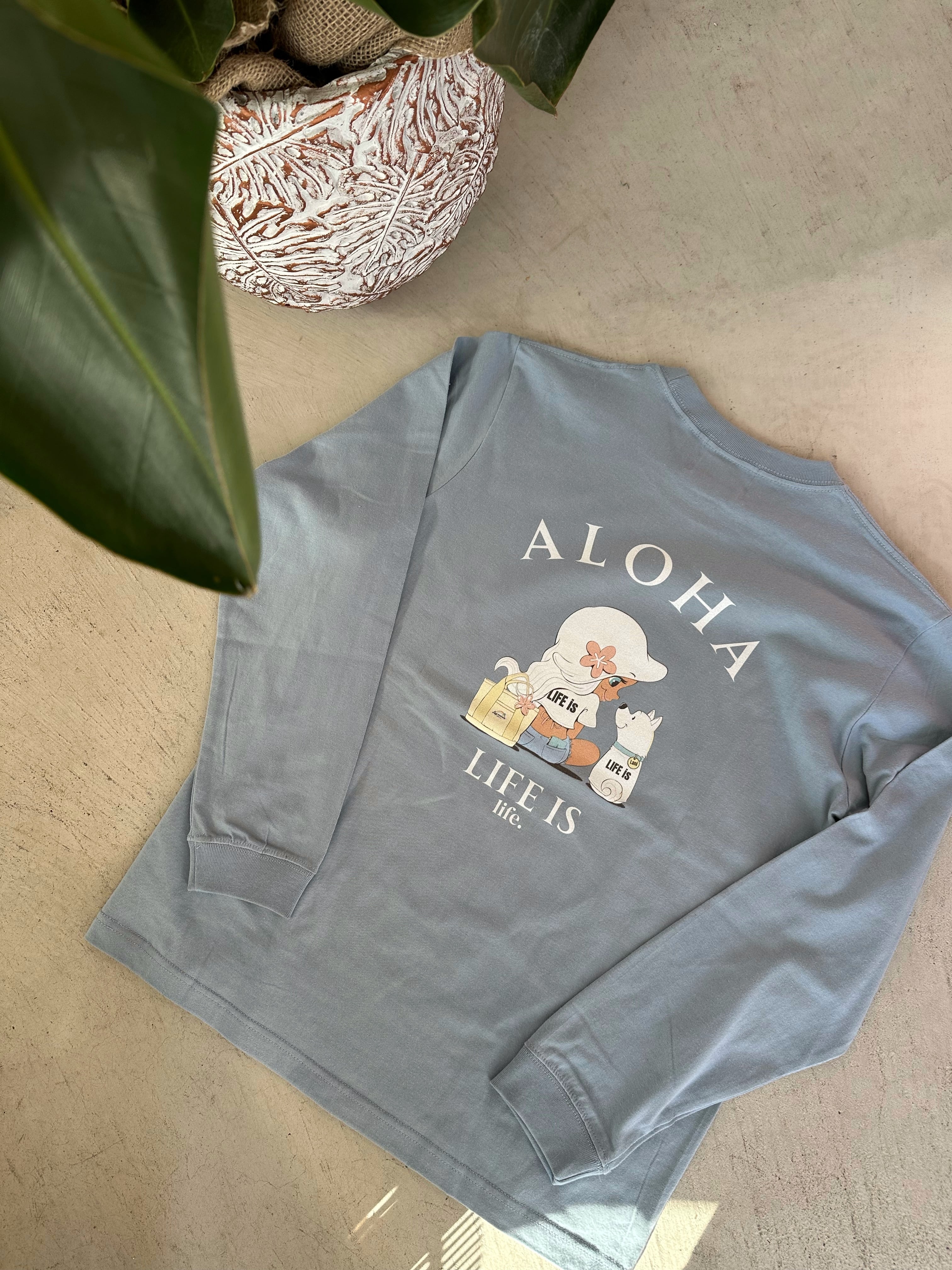 LIFE is × mapuaコラボ Lani ロンT ¥7,990(8,789)