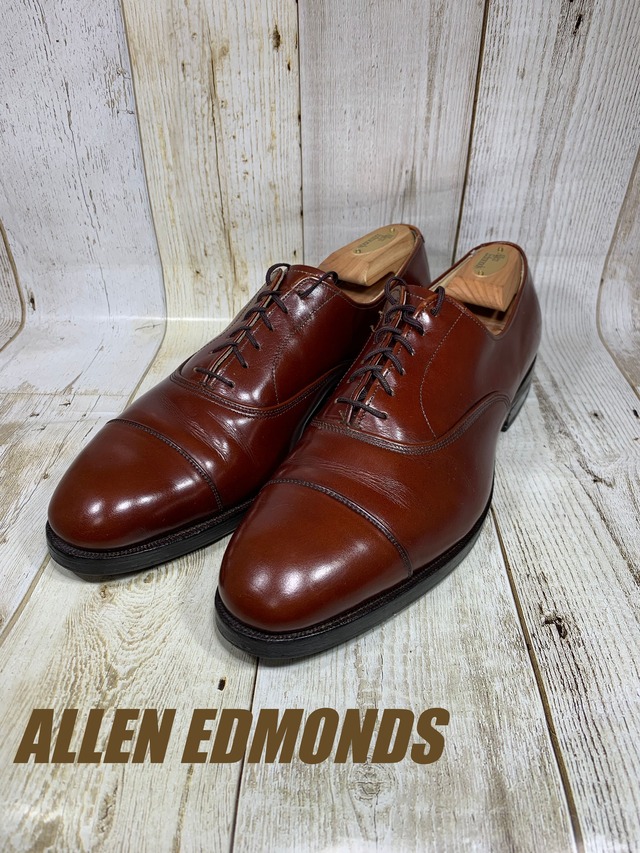 旧Allen Edmonds アレンエドモンズ ストレートチップ US9H 27-27.5cm