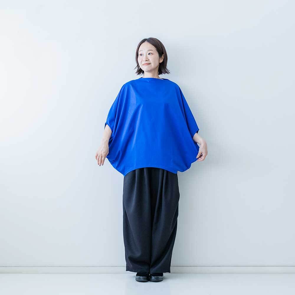 mizuiro ind ボートネックドルマンプルオーバー