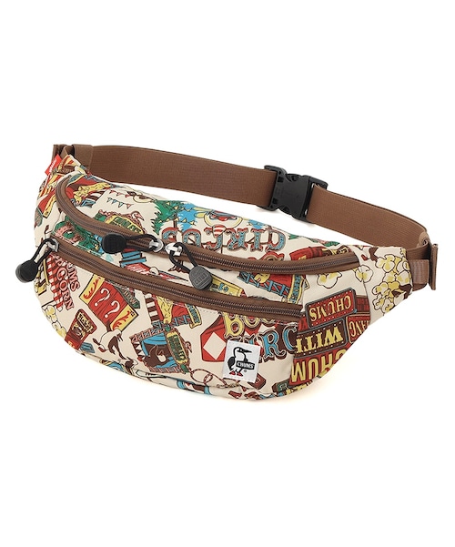 CHUMS チャムス リサイクルスモールウエストポーチ CH60-3964 ウエストバッグ ボディバッグ 3.5L ミニバッグ RENU リサイクルポリエステル メンズ レディース サーカス
