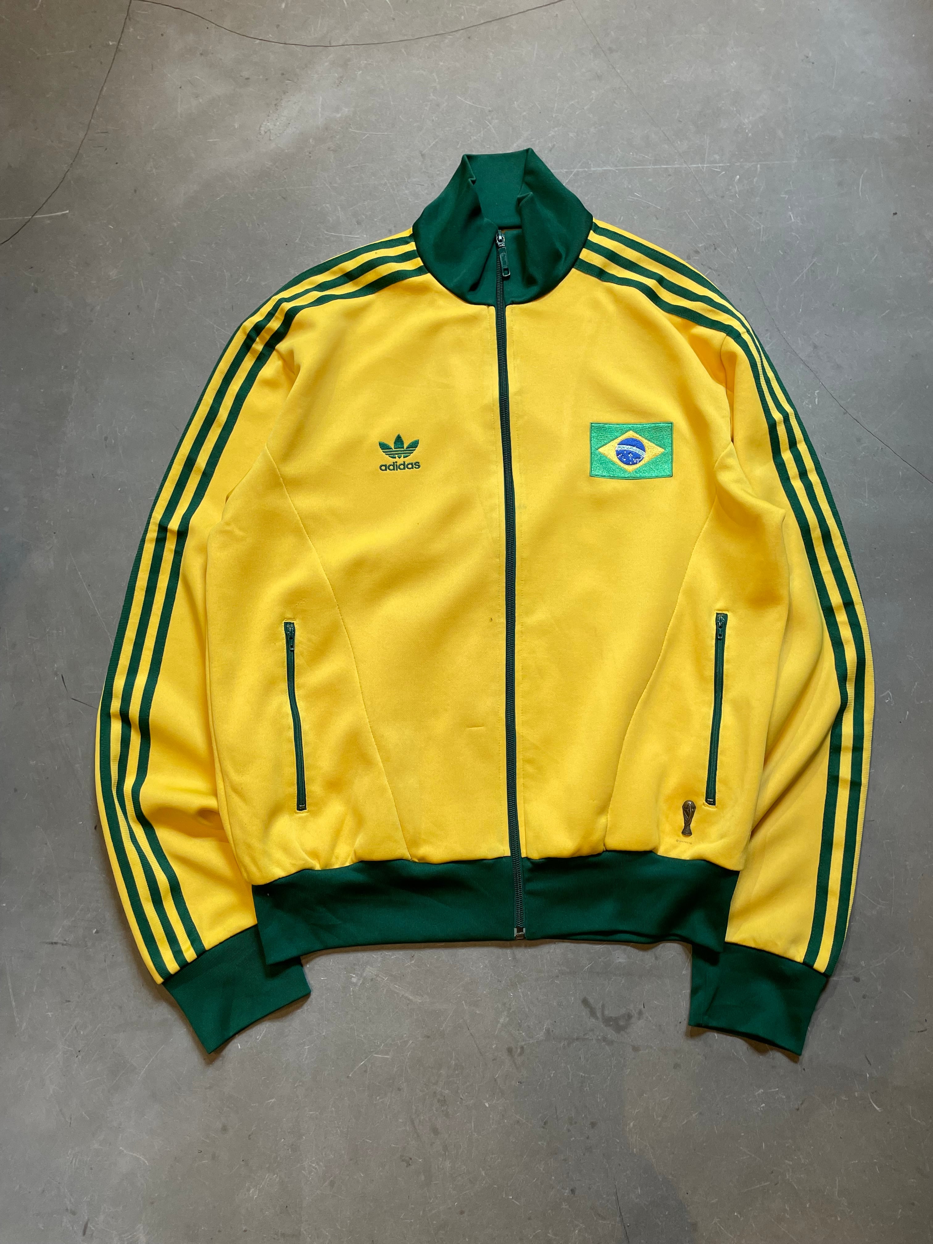 adidas BLASIL Track Jacket 黄緑 L アディダス トラックジャケット