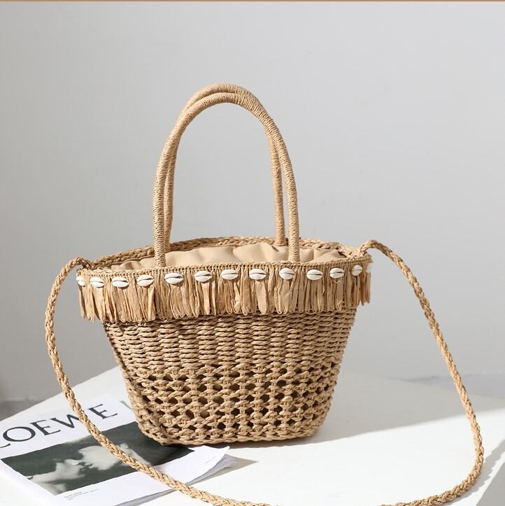 タッセルデザインかごバッグ B 036 Coto Meki