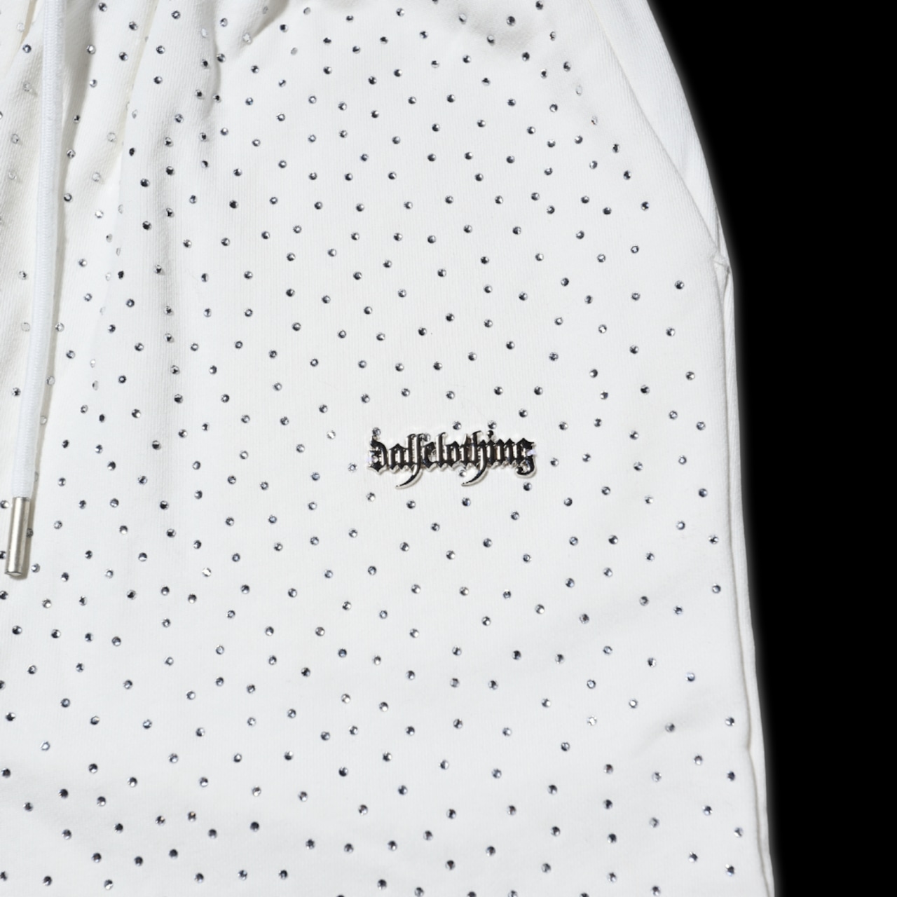 ESSENTIAL PLATE LUXURY RHINESTONE SWEATPANTS