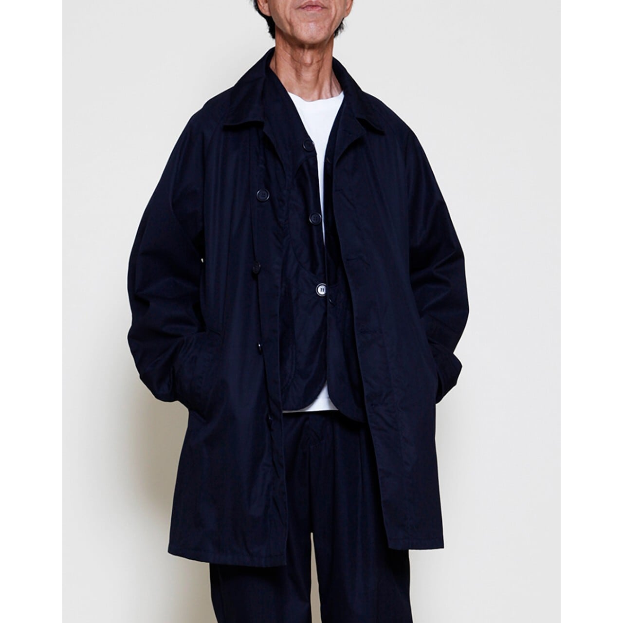 THE CORONA UTILITY / UP DUSTER COAT HIGH DENSITY CHAMBRAY