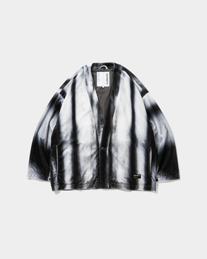 TIGHTBOOTH: VELOUR HANTEN FW26-JK02 C/# PRINT , BLACK SIZE L,XL