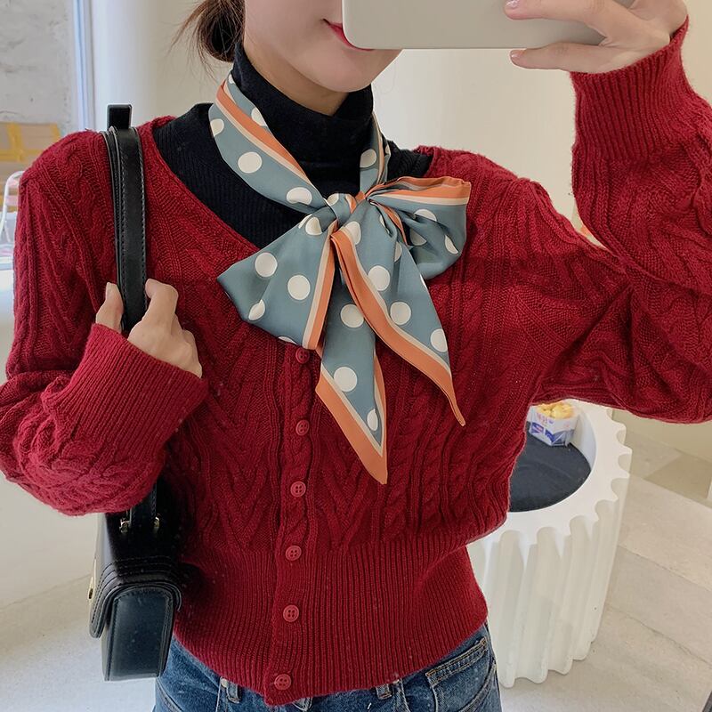 スカーフ ヘアバンド レディーススタンダードロングアクセサリー リボン レトロ ヘアアクセサリー シルク ブラック・アイド・ピーズ7450800287