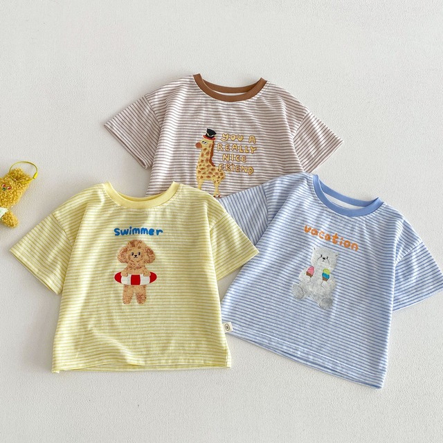 【BABY&KID】可愛いボーダーシャツ
