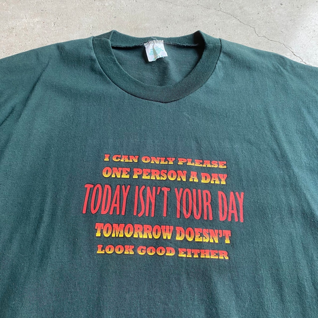 カナダ製 90年代 メッセージ ロゴ プリントTシャツ ヴィンテージ 