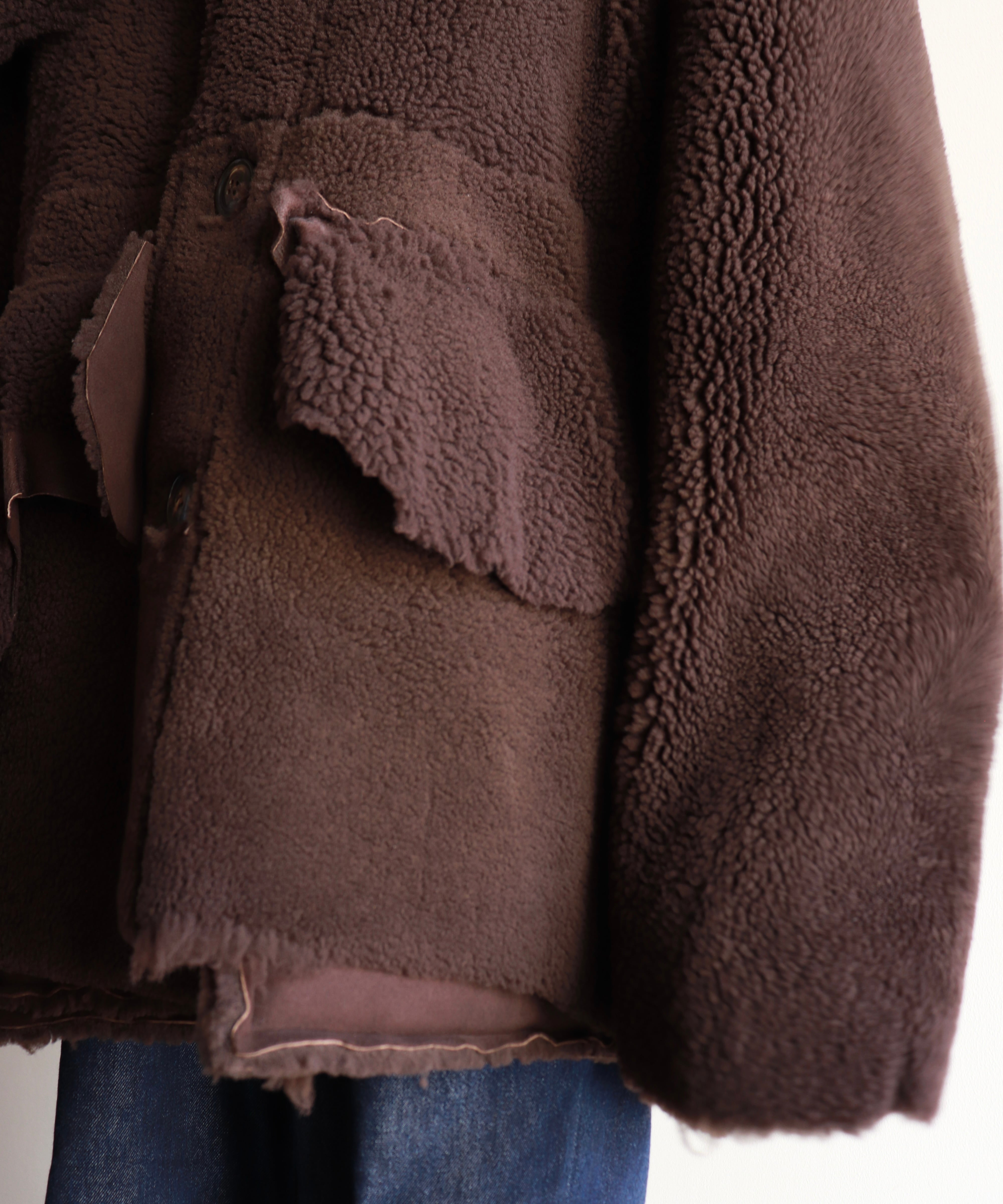Midorikawa / MID25AW-JK03 REVERSIBLE MOUTON COAT (BROWN